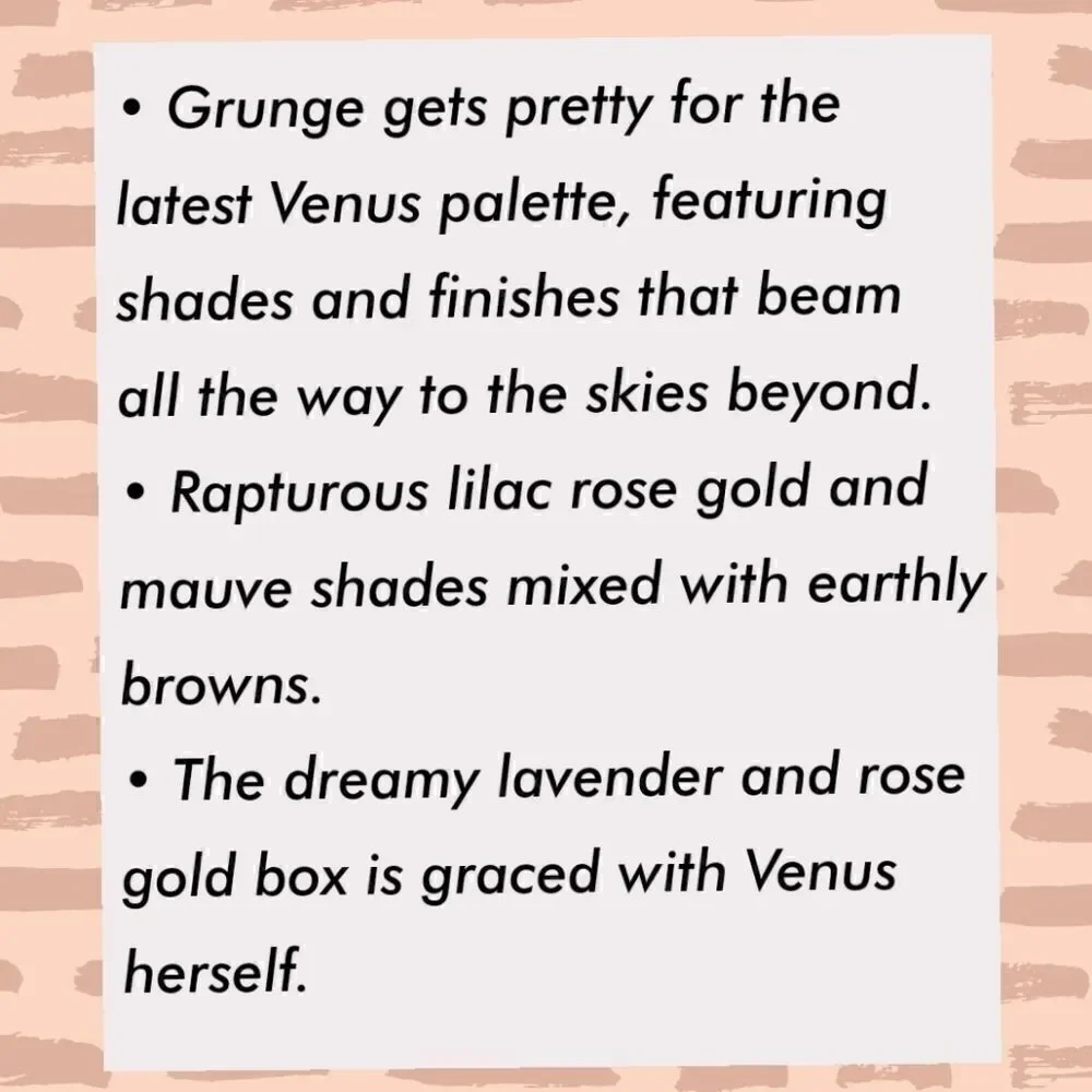 Venus III Pallete by Lime Crime
